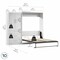 Bestar Queen Wall Bed Kit, White, 101" 26887-17 - alternate 6